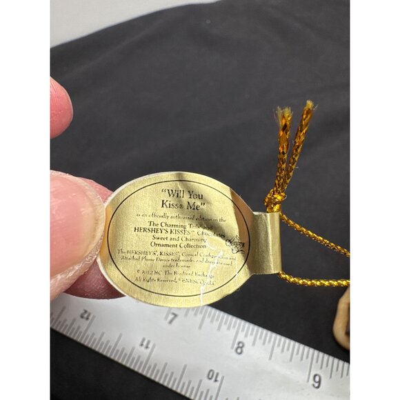 Hersheys Kisses "Will You Kiss Me?" Ornament Bradford Exchange 2012 - Picture 6 of 7